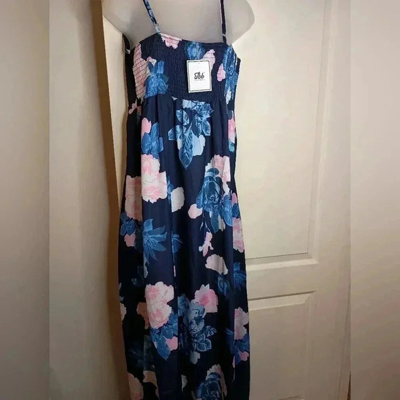 2 FOR 25$ NWT JBB floral pattern long dress- (#857) - Picture 1 of 8